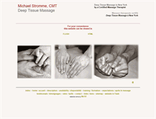 Tablet Screenshot of michaelmassage.com